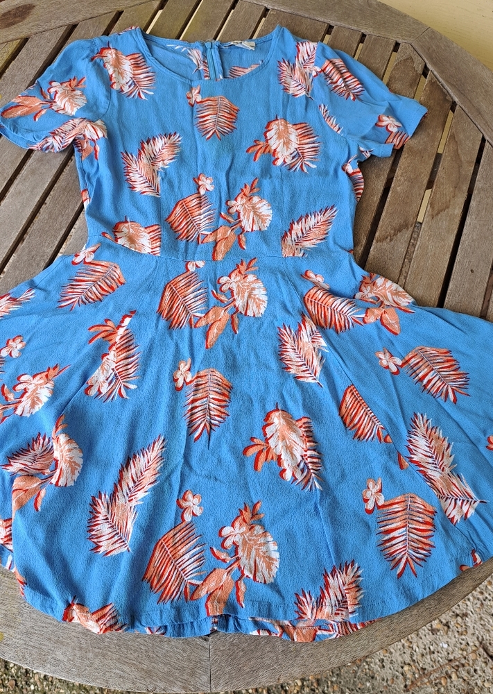 Blue summer dress